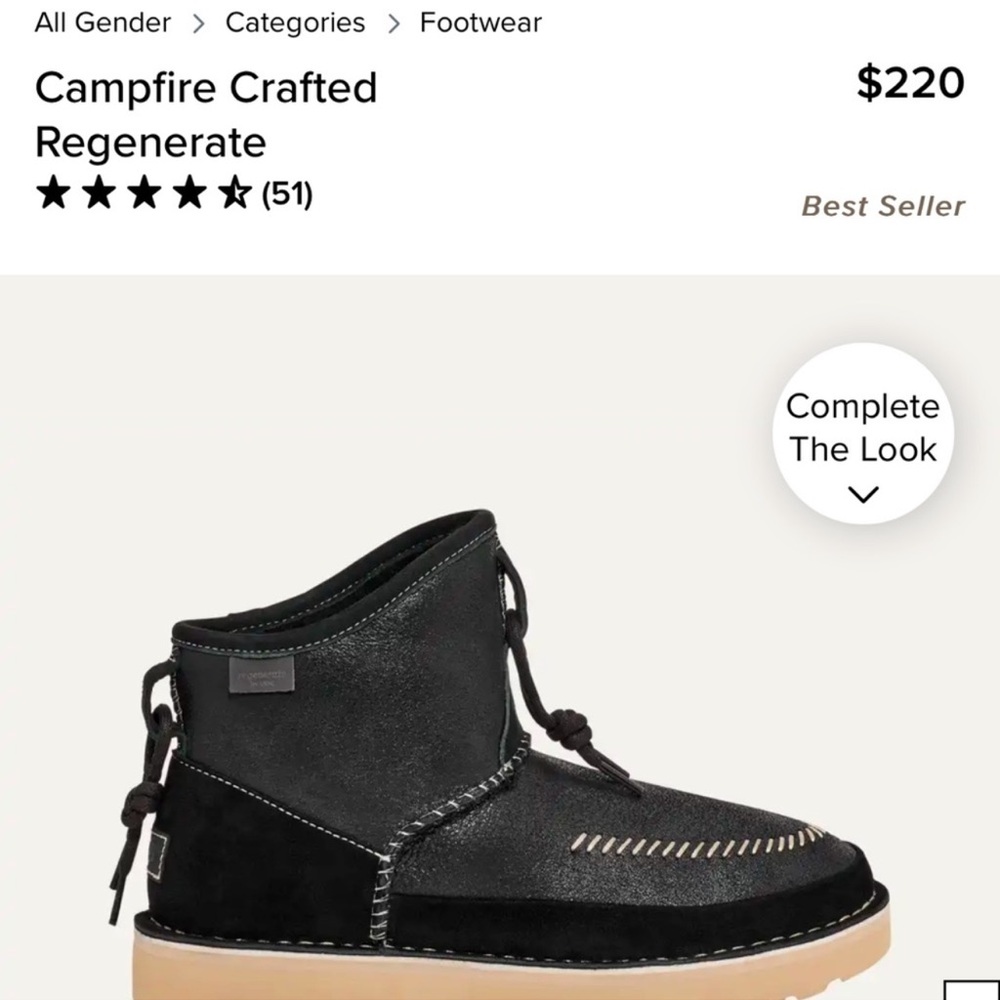 Campfire Crafted Regenerate Uggs Size 8